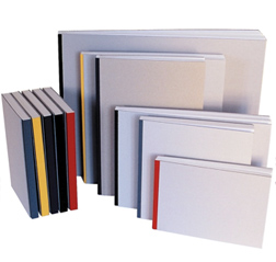 Skizzenbücher, Ganzefalineinband, Zeichenpapier 100/120 g.