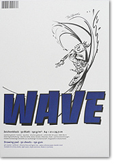 Zeichenblock wave zeichenpapier 50 blatt 130 g